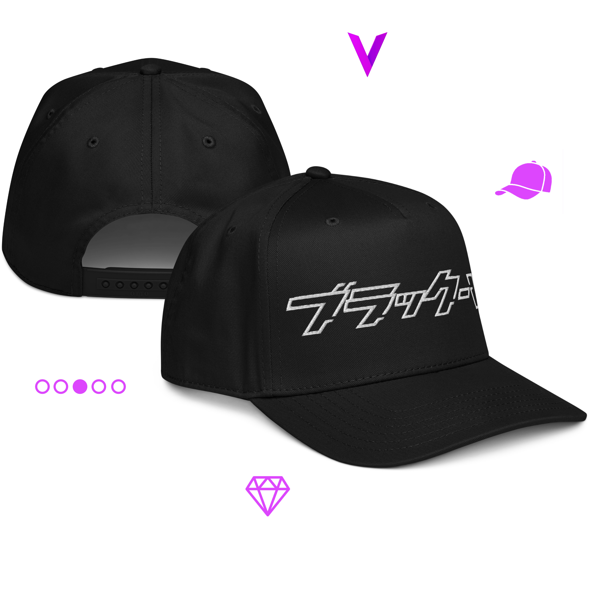 Black-V Cap