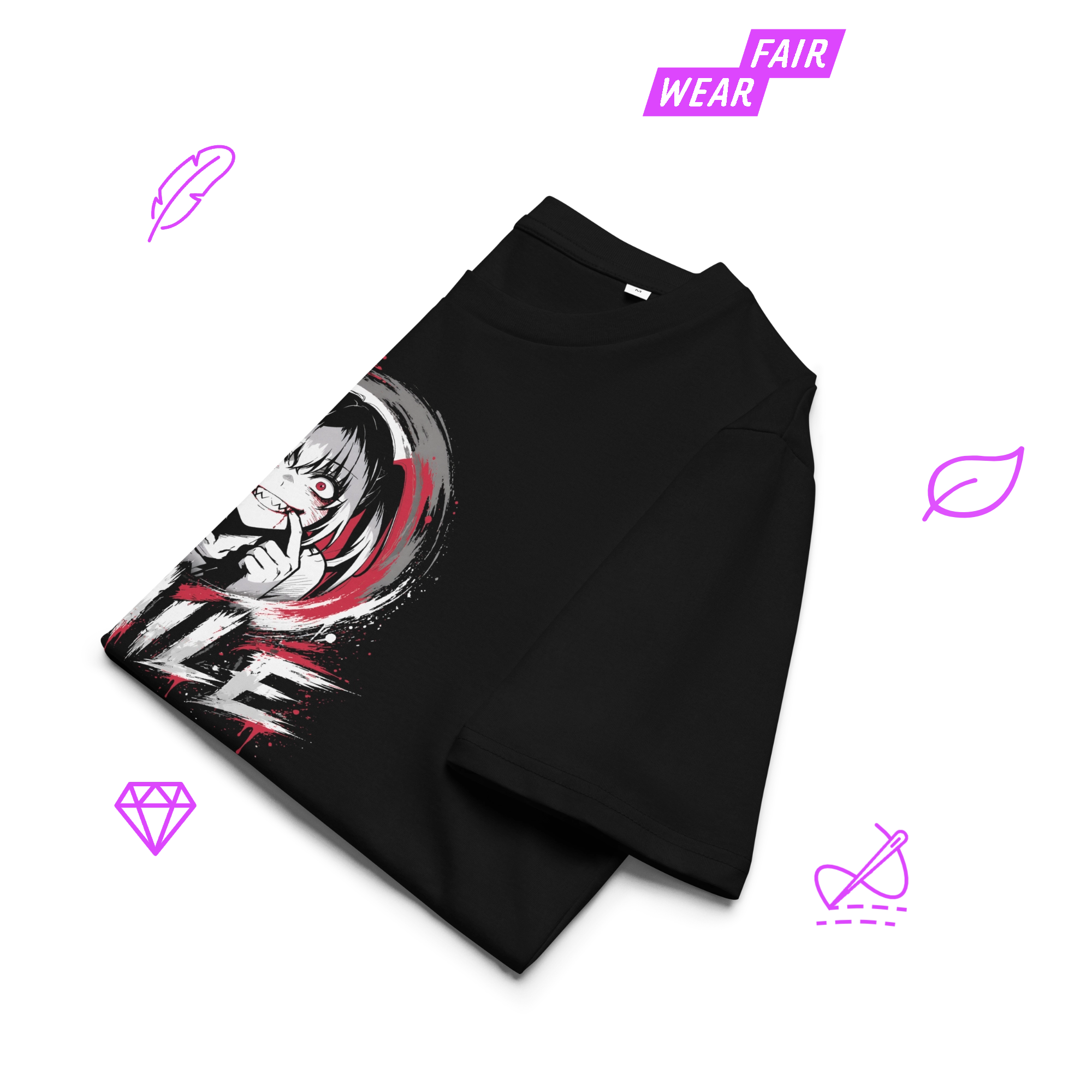 Smile T-Shirt | Jirai Kei Style [Unisex]