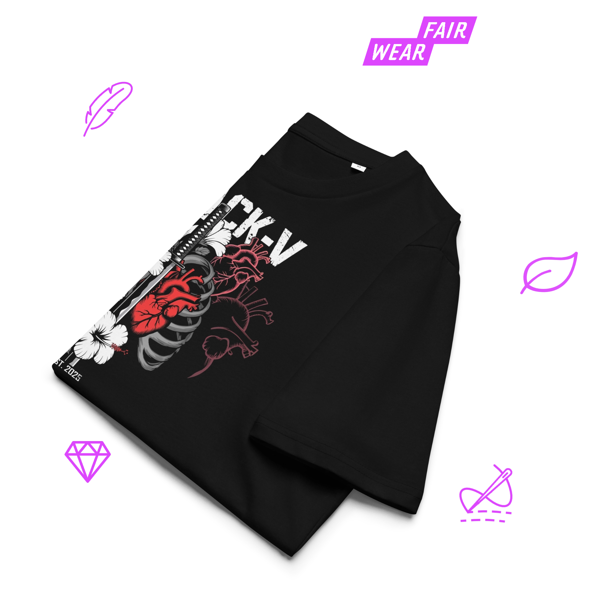 Katana T-Shirt | Tattoo Style [Unisex]